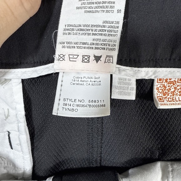 Puma Rickie Fowler 6 Pocket Pants Mens Size 34x34 Black performance Stretch‎ - Picture 8 of 11